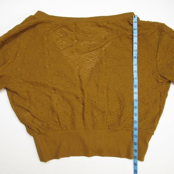 Anthropologie Knit 2-Piece Sweater & Tank Set Brown XL - Picture 7 of 11